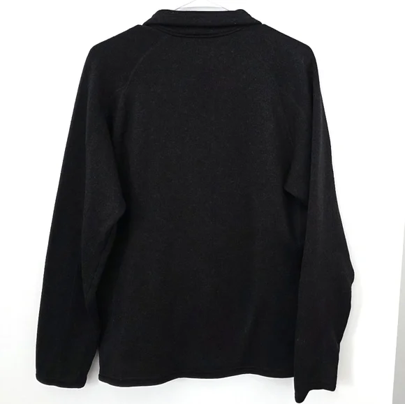 Women's Patagonia Better Sweater Black Fleece Jacket Medium Outdoors - Picture 4 of 7